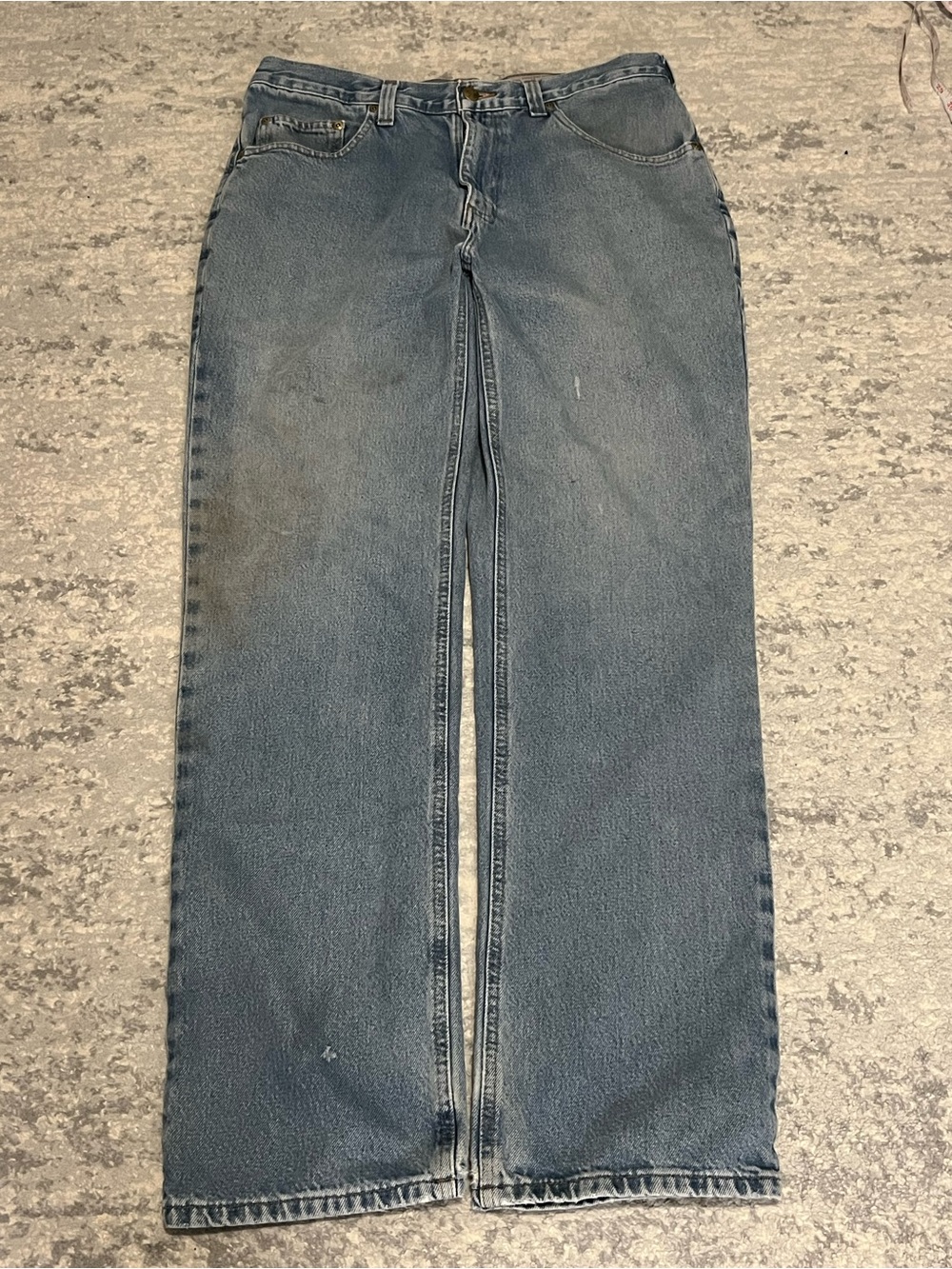 Vintage Carhartt Men's Blue Denim Jeans
